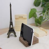 Wooden mobile phone holder images