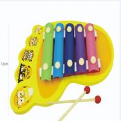 Wooden Xylophone With 5 Tonality Metal Keys images