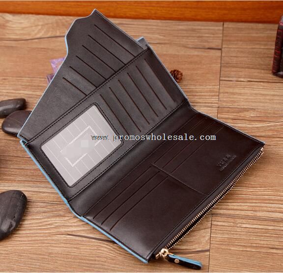 Men Wallet PU Leather Long Design Zipper Pocker