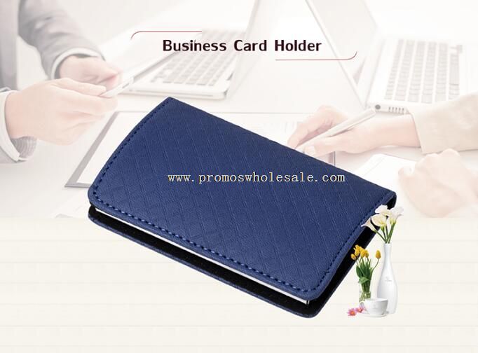 Metal business card holder