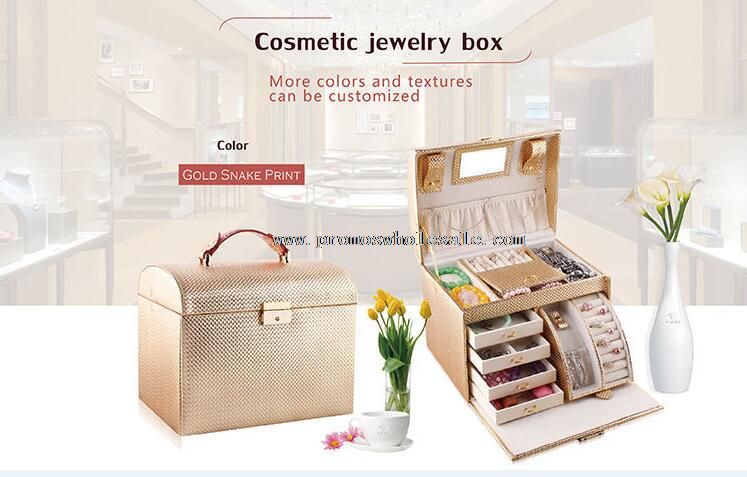 Multi-drawer jewelry box