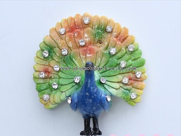 Peacock custom magnets for fridge