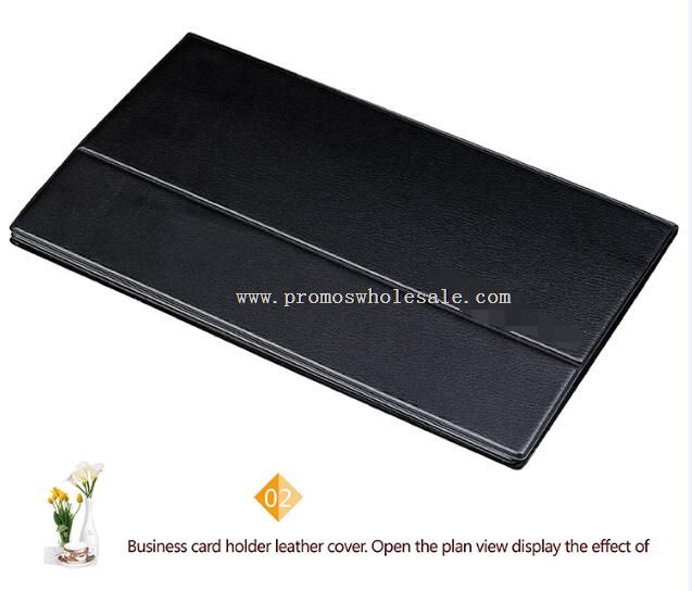 Plastic business card holder