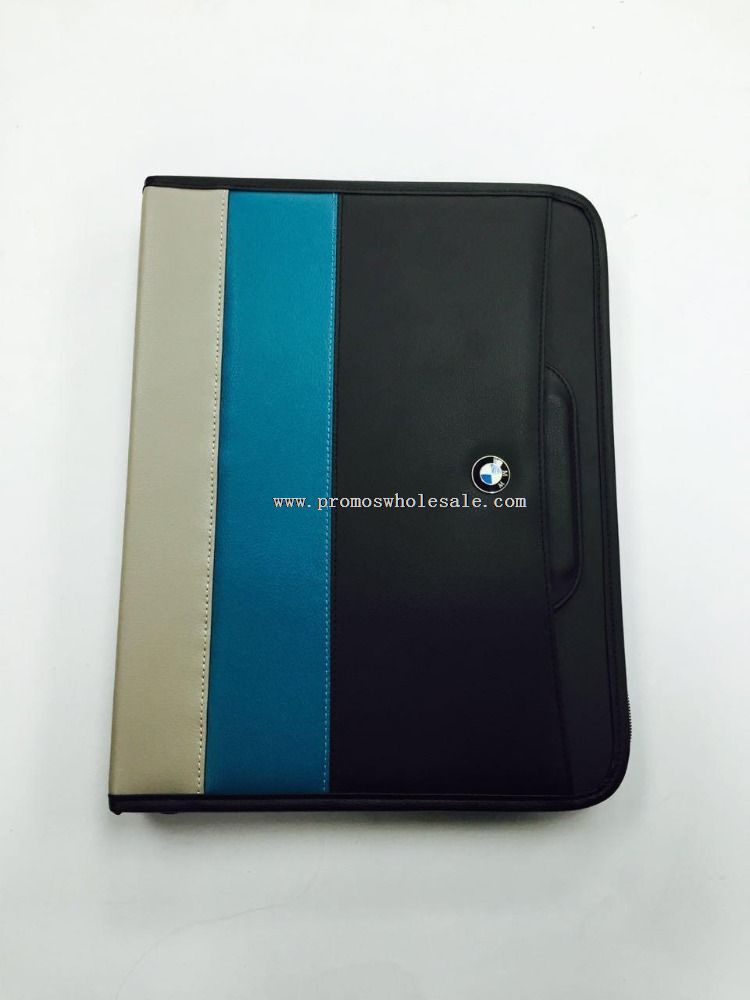 Portfolio file folder with calculator
