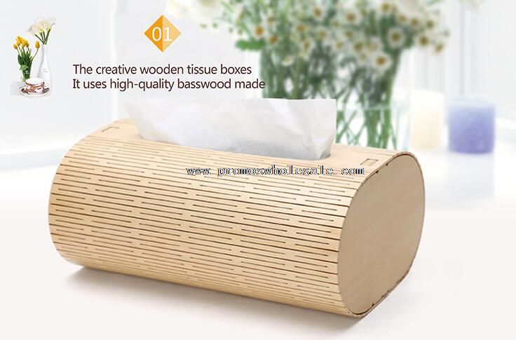 House shape tissue box