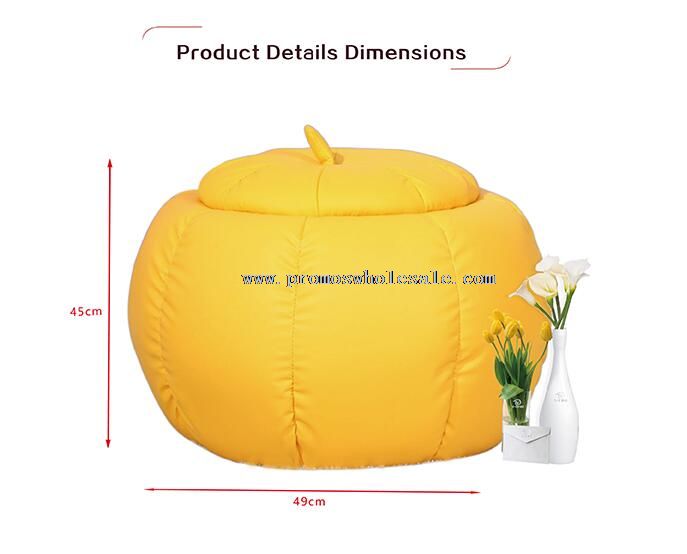 Pumpkin shape garden stool