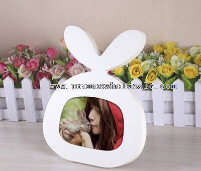 Rabbit Style Kids Wooden Photo Frame