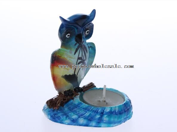 Resin material candles holder