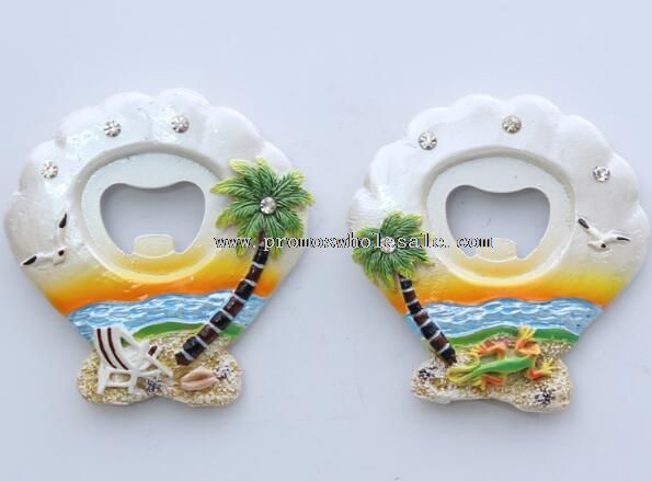 Seashell shape bottle opener