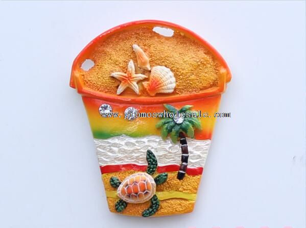 Small cup shape 3d fridge magnet