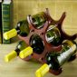 6 bouteilles de vin en bois small picture