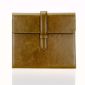 Leather folder portfolio with notepad tablet case for ipad small picture