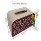 Leather laser engraving facial tissue box small picture