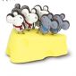 Mouse shape pvc metal paper clip & holder small picture