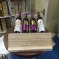 Estante del vino rojo madera maciza small picture