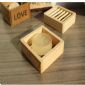 Wood square soap box small picture