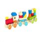 Wooden Educational toy Blocks Train small picture