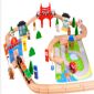Wooden train track kids toys small picture