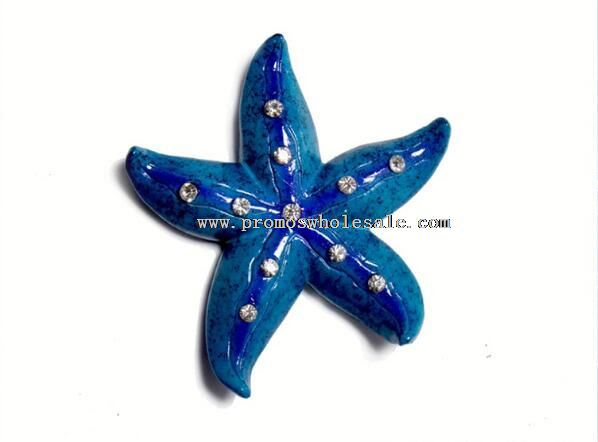 Starfish shape fridge magnet