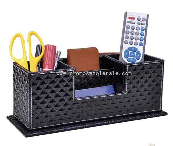 Storage pen holder with logo