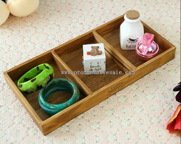 Plateau en bois japonais Vintage