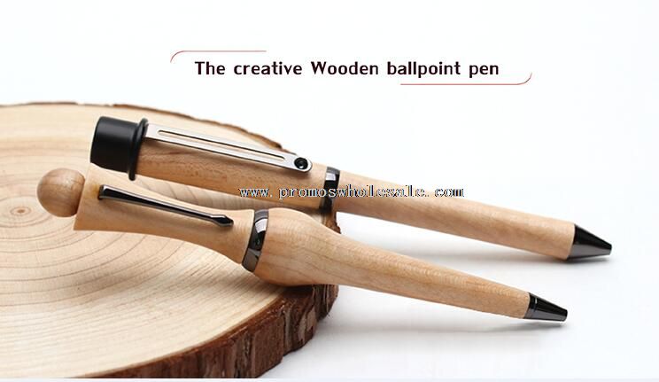 Wood ballpoint pen