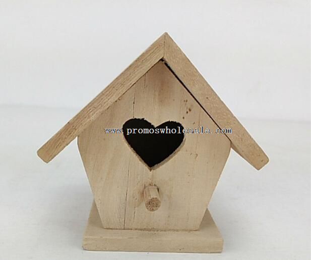 Wood carved bird houses