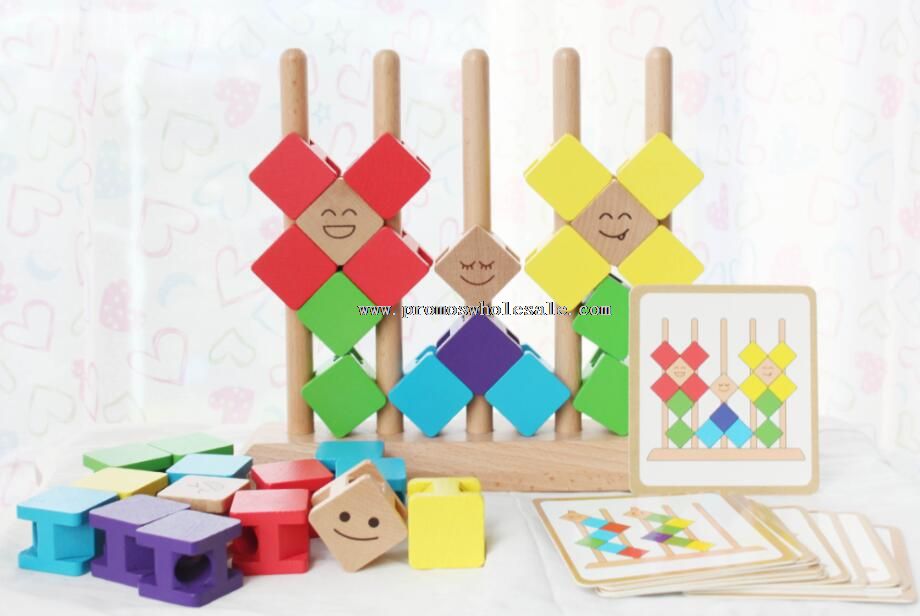 Dřevěné Puzzle vzdělávací dětské hry