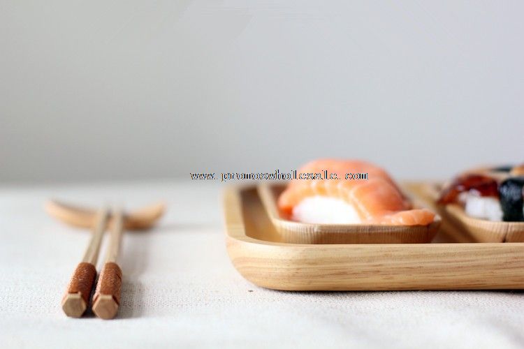 Wood Storage Tray For Sushi Food