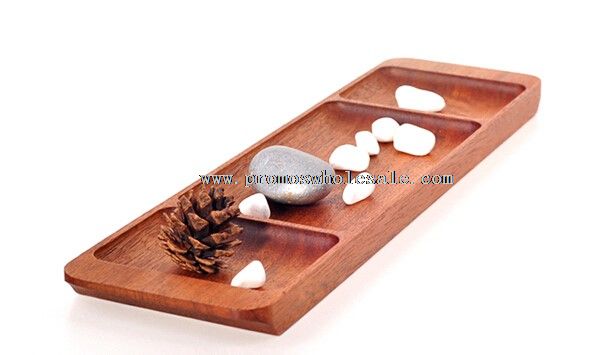 Wood trays with liner