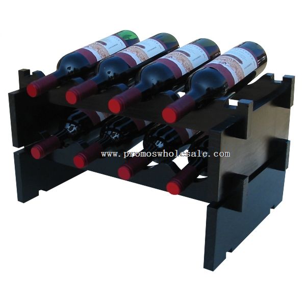 wooden display racks for 8 bottle