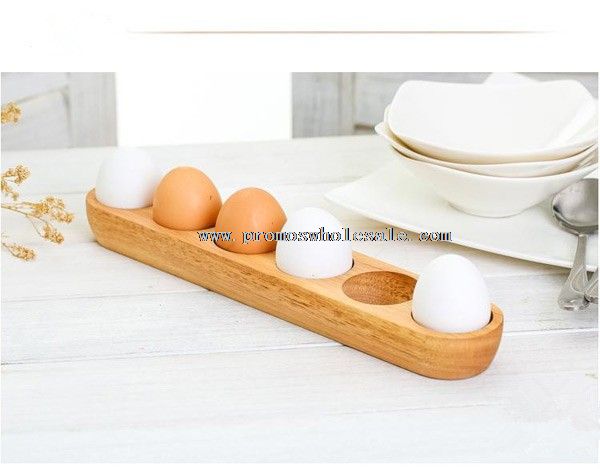 Wooden egg sorage tray