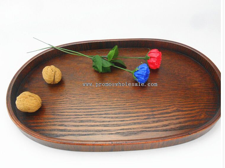 Wooden fruit serving tray