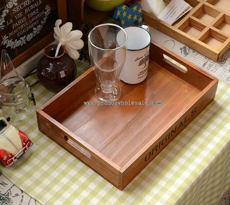 Wooden Home Storage Trays