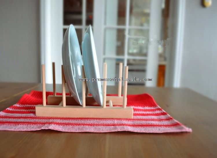 wooden kitchen dish rack