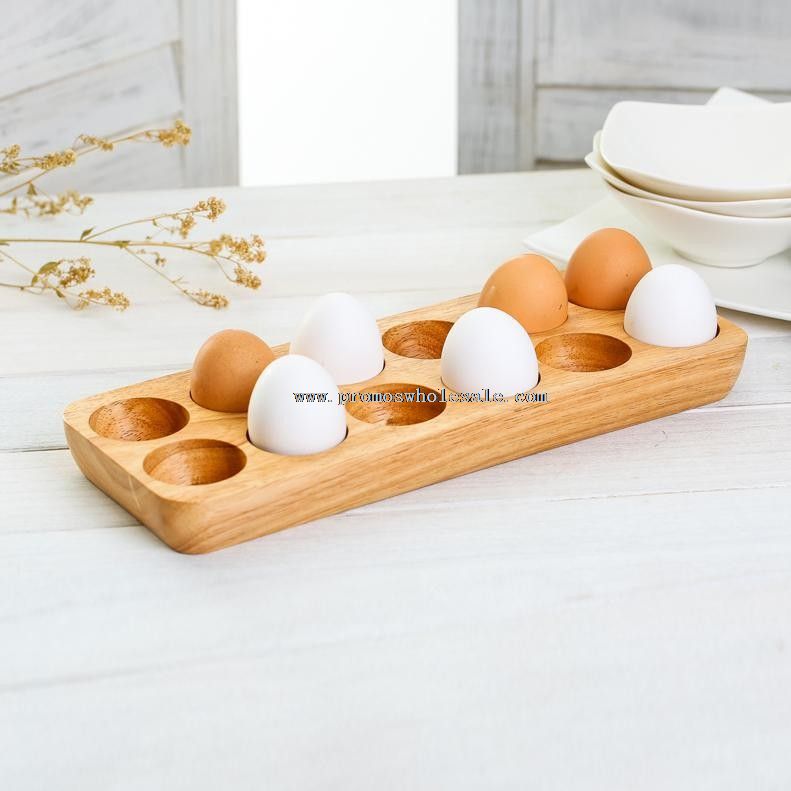 Деревянные Кухонные хранения яиц лоток прессформы