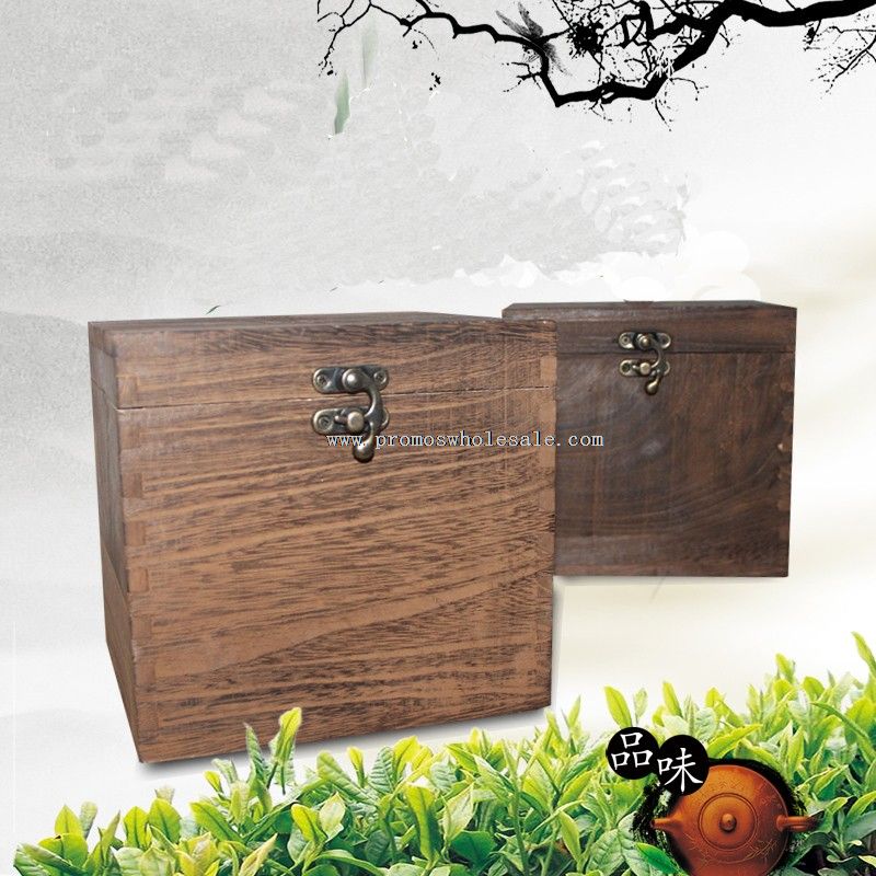 Деревянный чай коробка