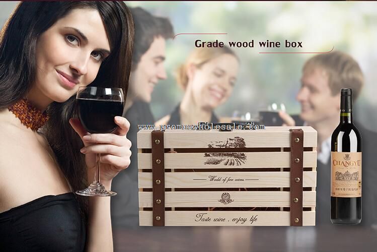 Wooden wine box