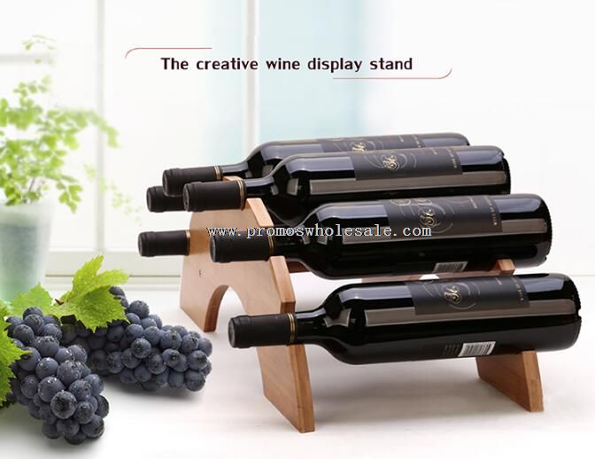 Rack di legno vino