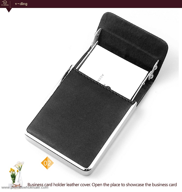 Card holder with full color print