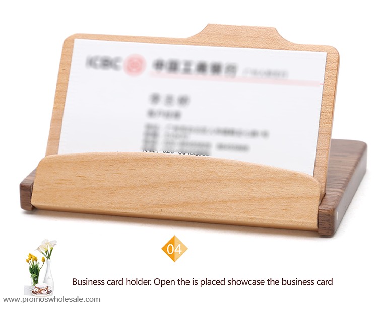 Kayu business card holder