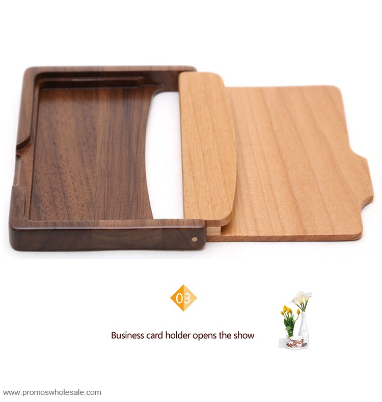 Kayu business card holder