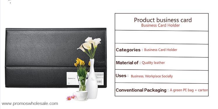 Plastic business card holder