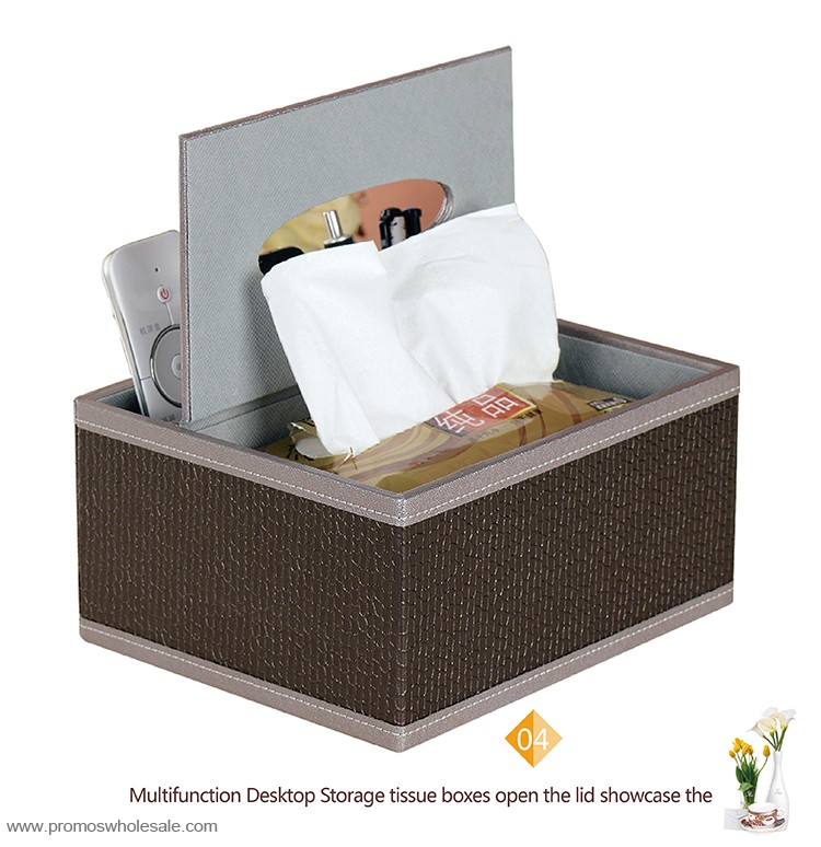 Leather shoe box tissue paper