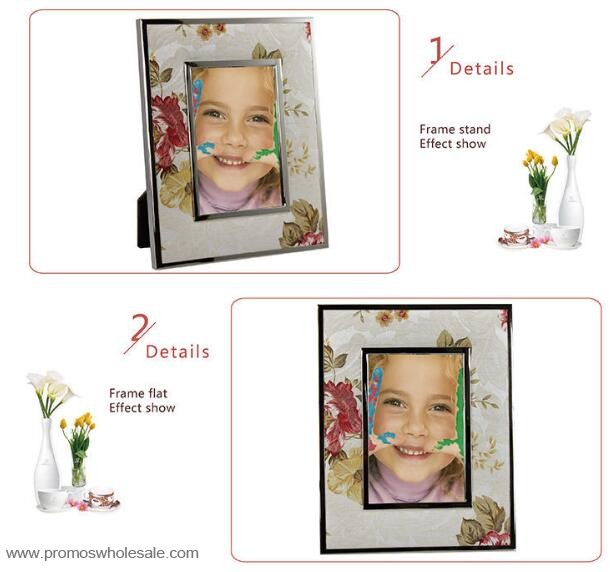 Læder datter photo frame