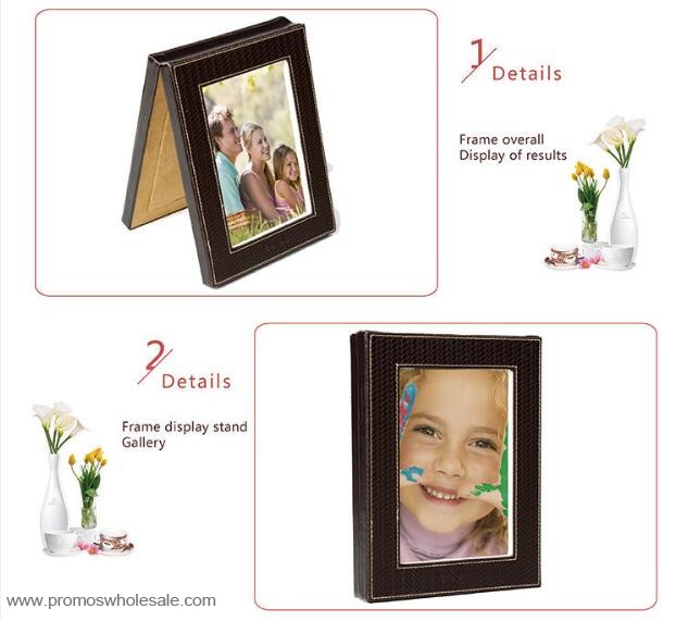 Leather photo frames vintage