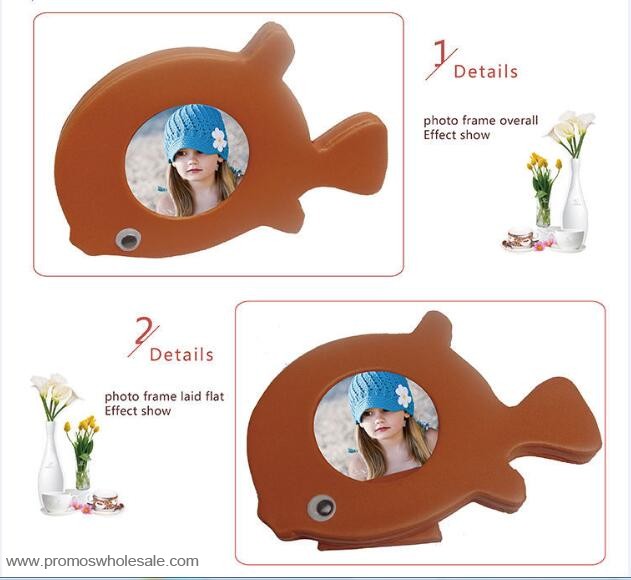 Funny photo frames fish shape design