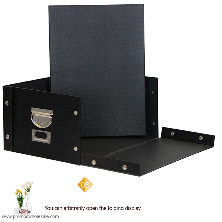 caja de almacenaje plegable con tapa