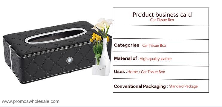 Läder tissue box