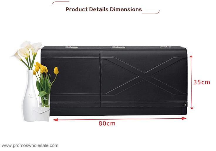 Leather car storage bins